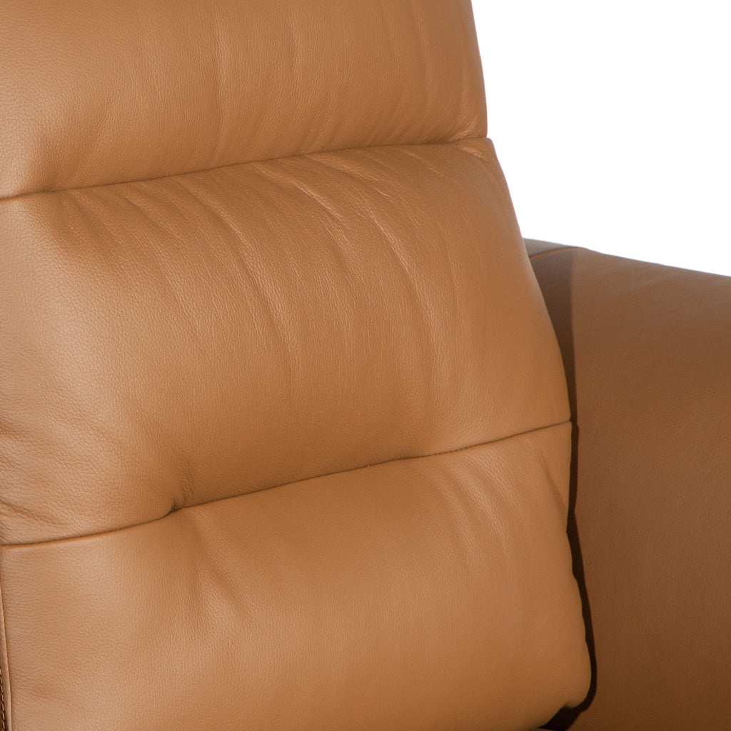 Santino Leather Luxe Arm Chair - Tan