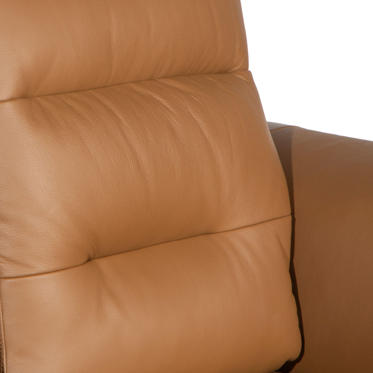 Santino Leather Luxe Arm Chair - Tan