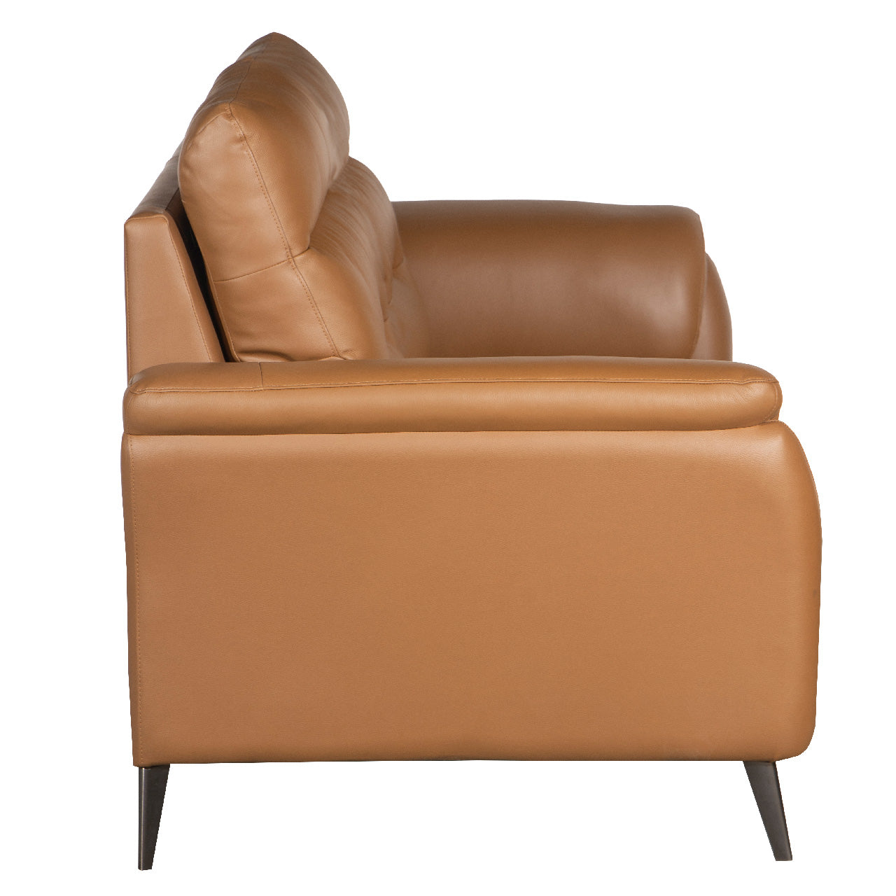 Santino Leather Luxe Arm Chair - Tan