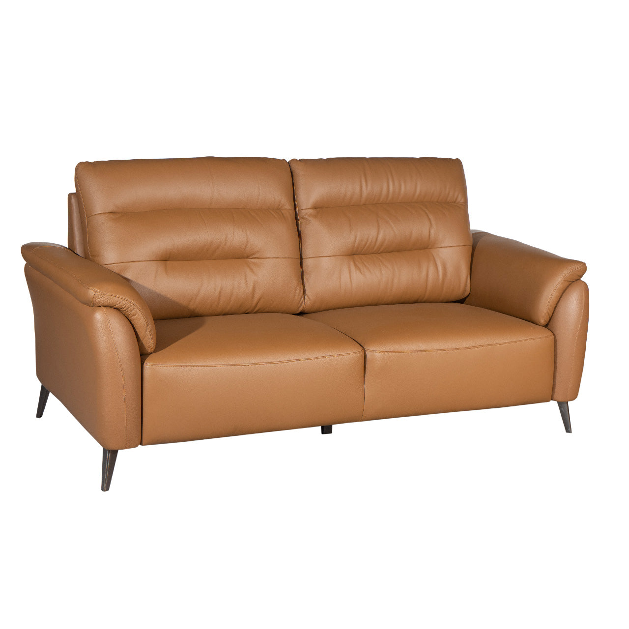 Santino Leather Luxe Sofa - Tan