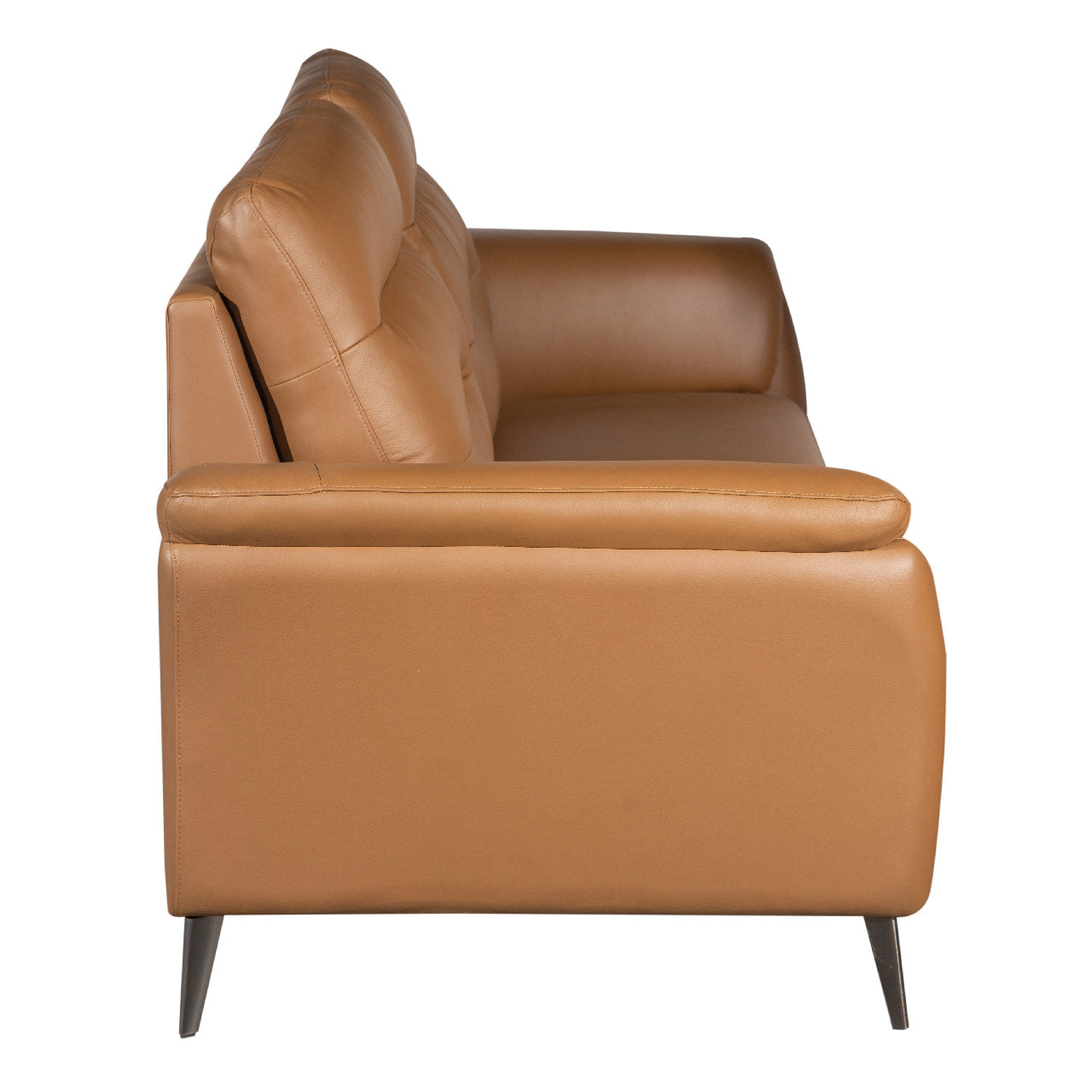 Santino Leather Luxe Sofa - Tan