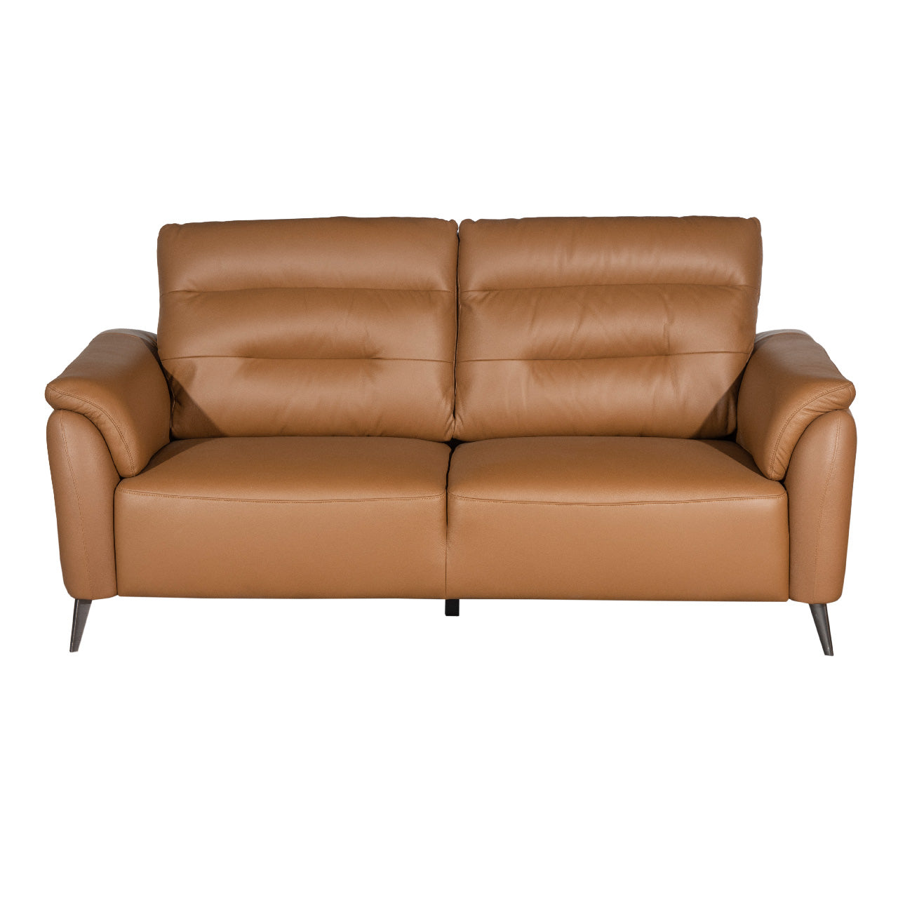 Santino Leather Luxe Sofa - Tan