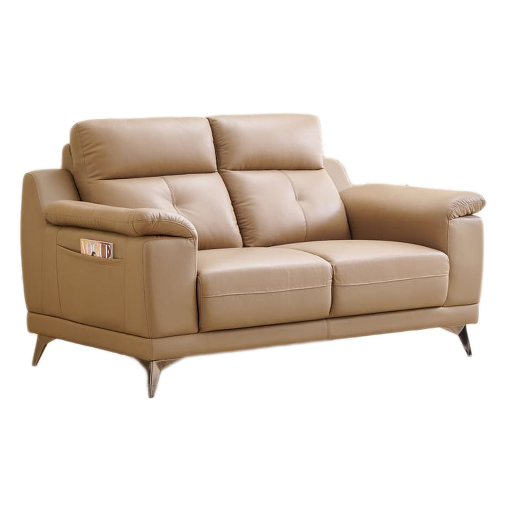 Sienna Leather Luxe Recliner - Brown