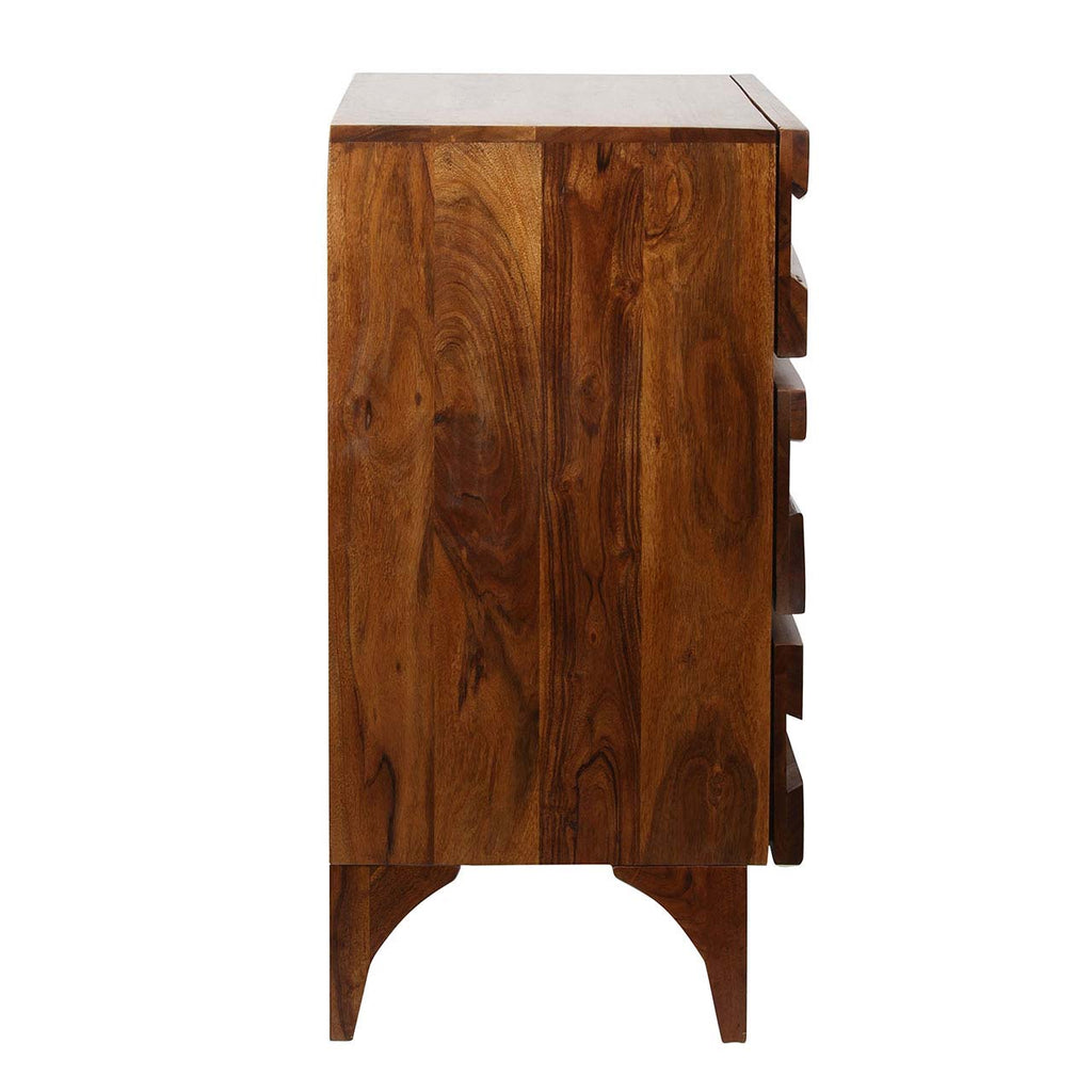 Sofia Acacia Wood Live Edge 3 Drawer Chest