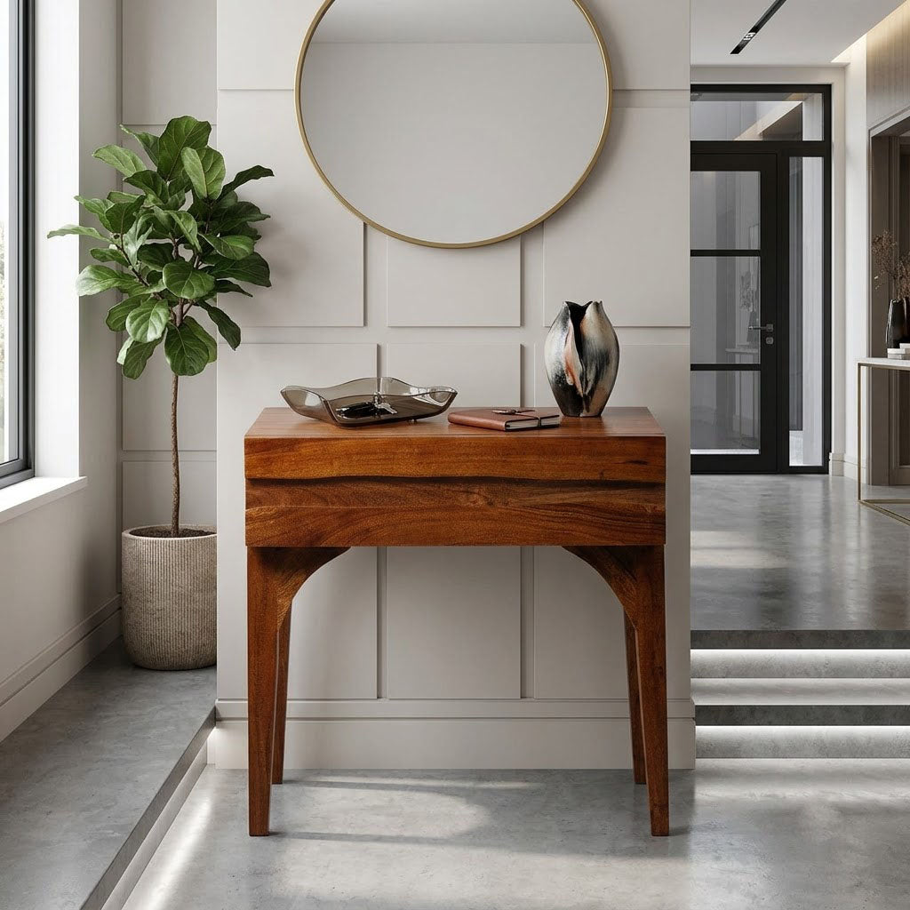 Sofia Acacia Wood Live Edge Night Stand