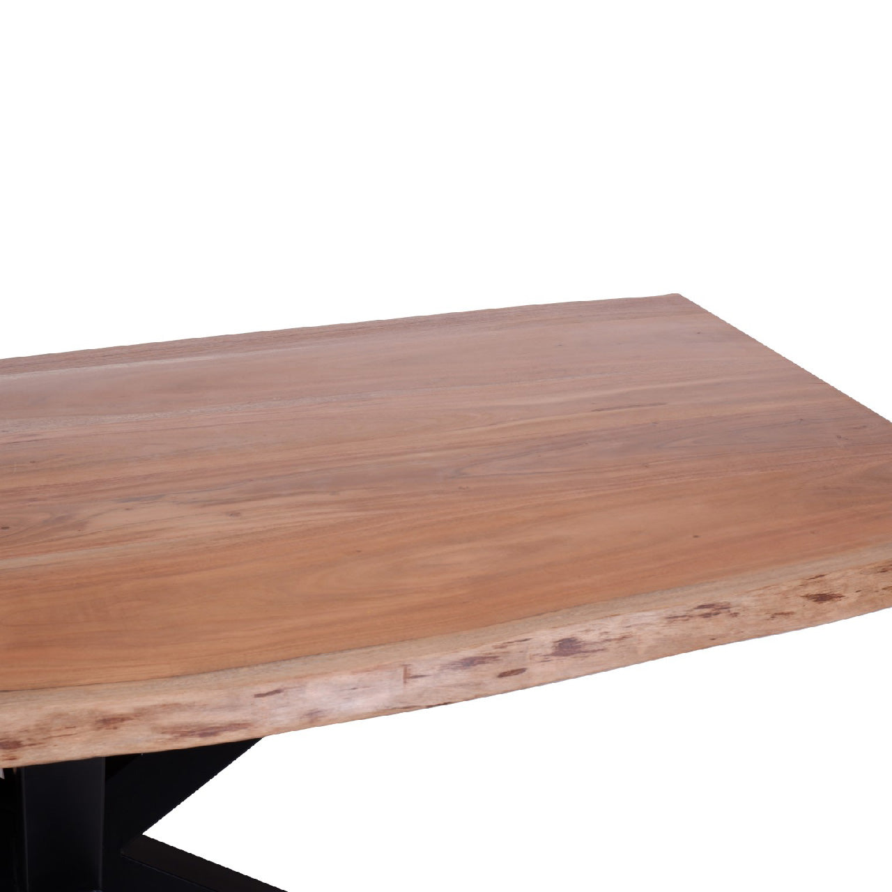 Spider Leg Dining Table - Acacia Natural / Black Iron