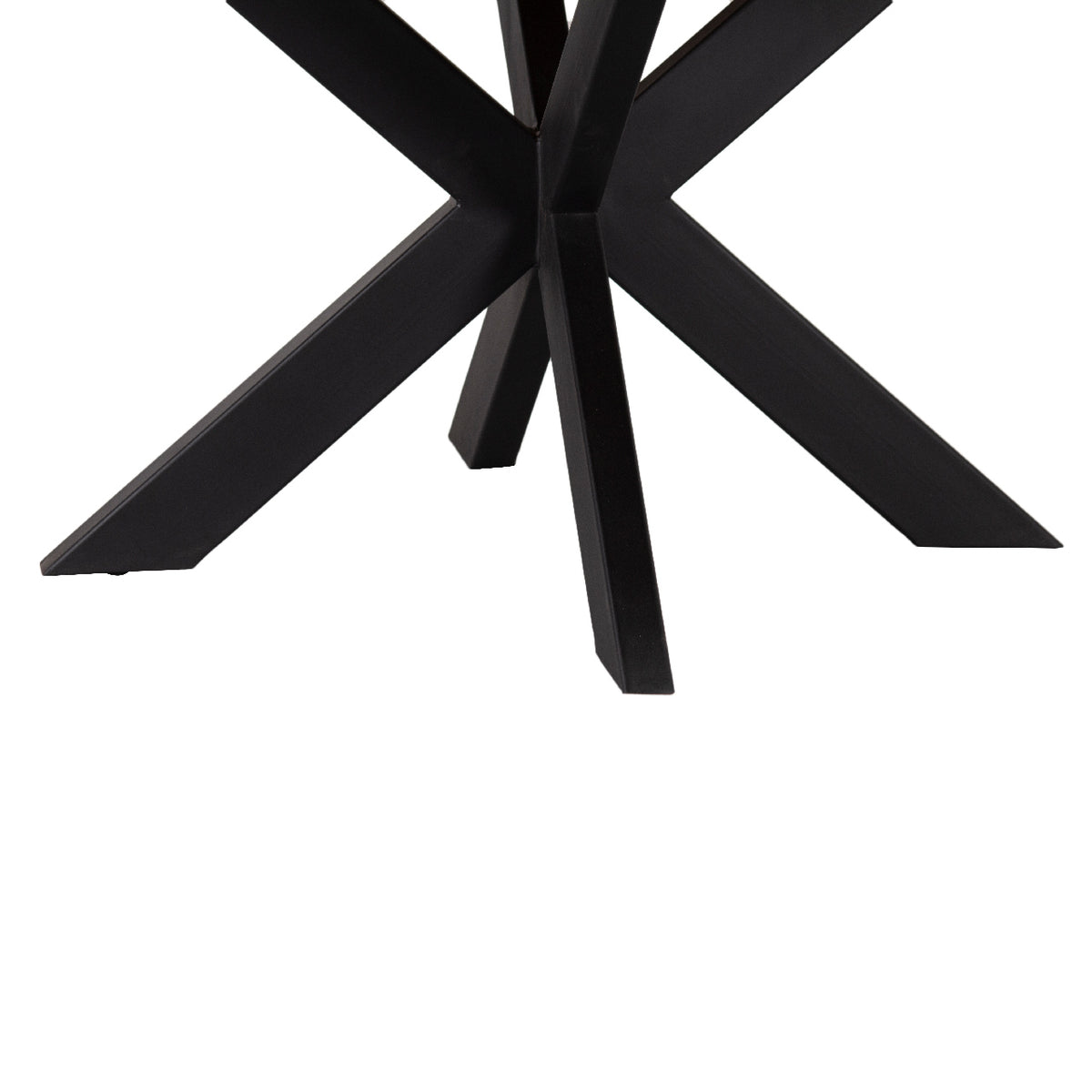 Spider Leg Round Top Dining Table - Acacia Natural