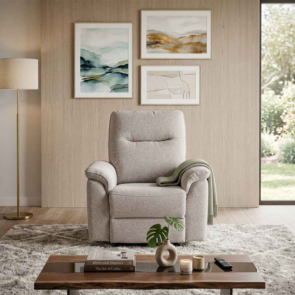 Sunnyvale Fabric Recliner Arm Chair