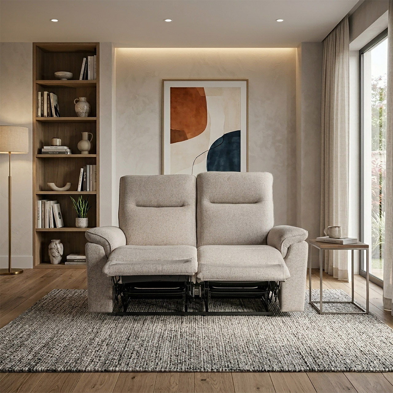 Sunnyvale Fabric Recliner Loveseat