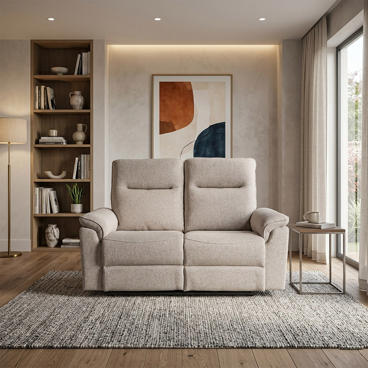 Sunnyvale Fabric Recliner Loveseat