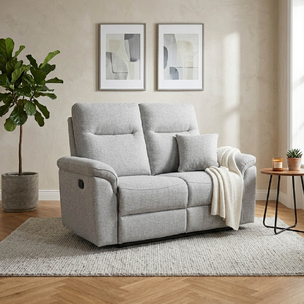 Sunnyvale Fabric Recliner Loveseat