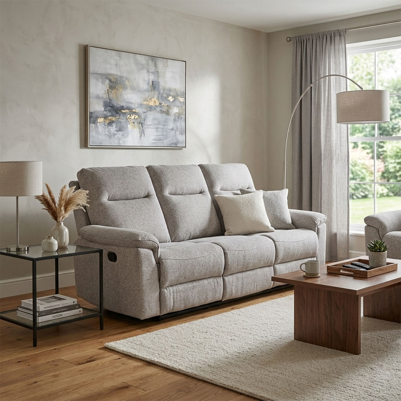 Sunnyvale Fabric Recliner Sofa