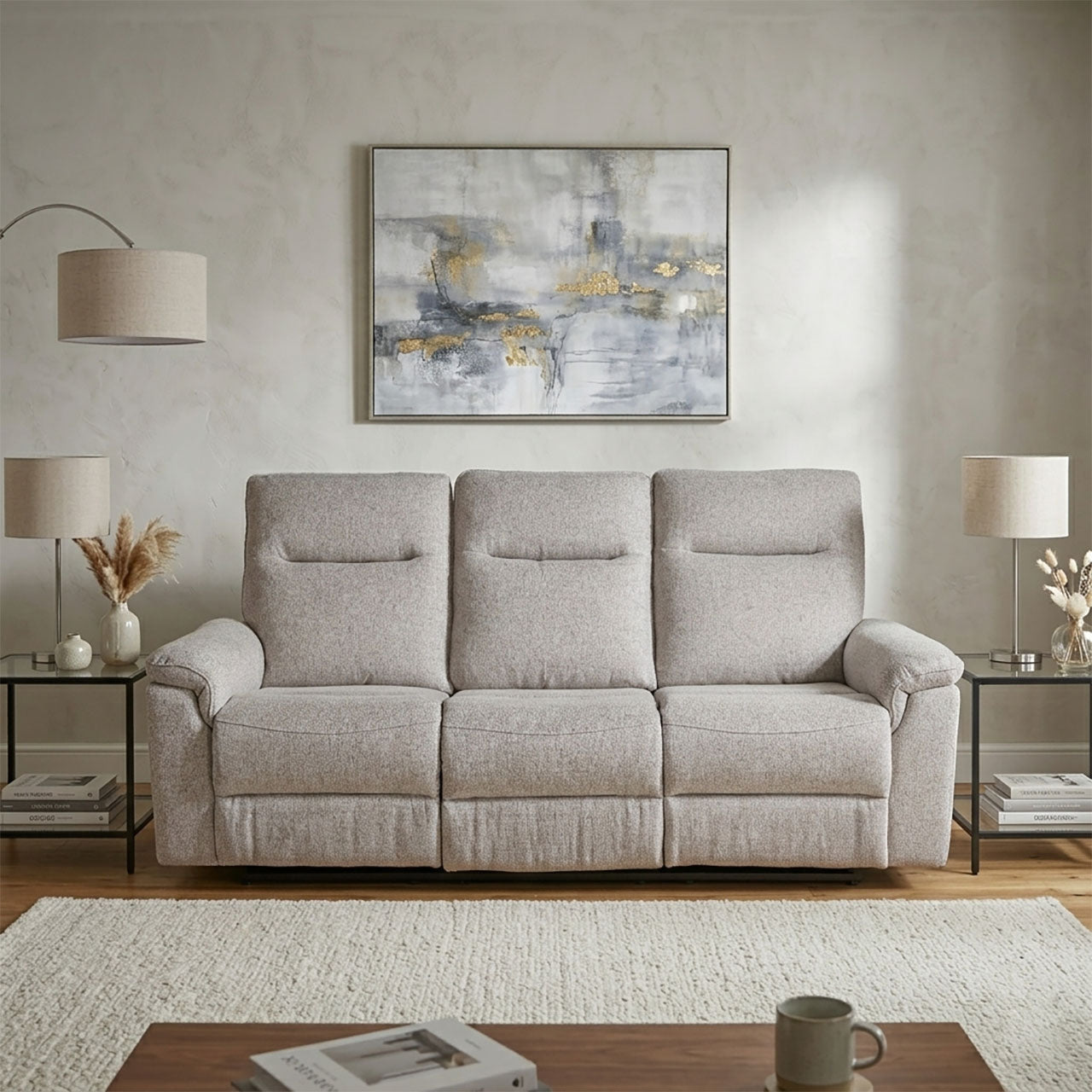 Sunnyvale Fabric Recliner Sofa