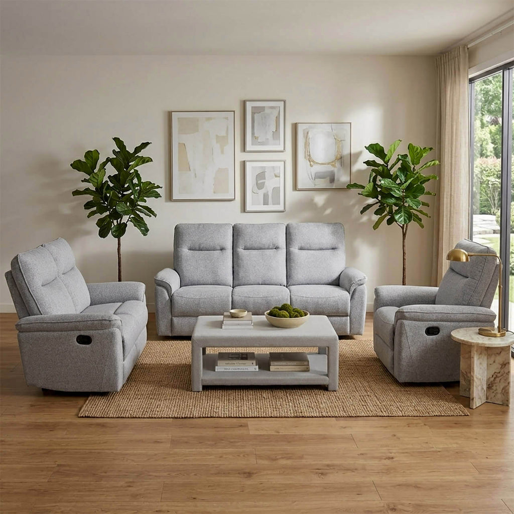 Sunnyvale Fabric Recliner Sofa