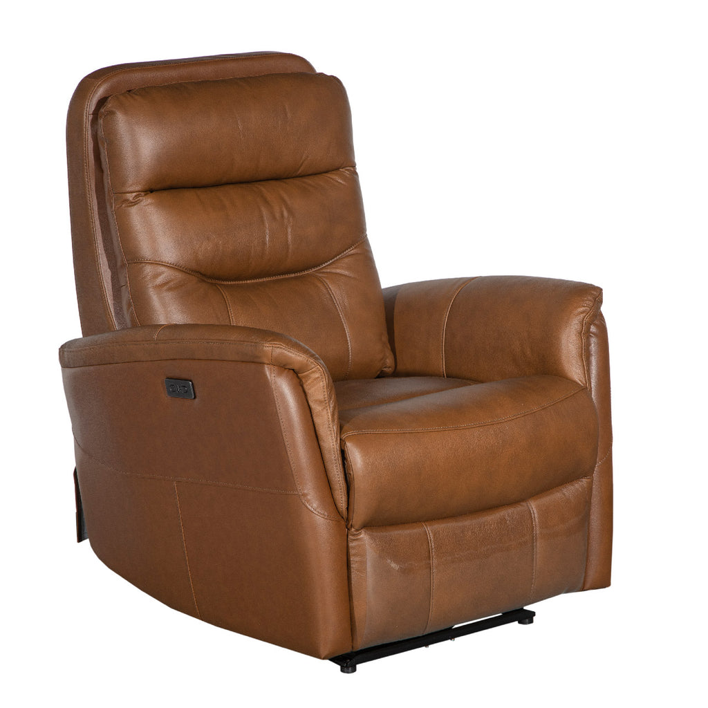 Tofino Leather Electric Recliner Arm Chair - Bovine