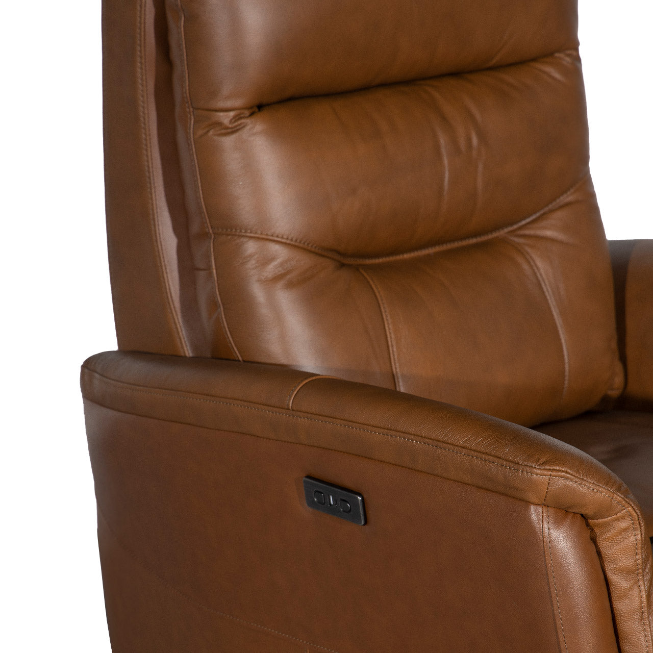 Tofino Leather Electric Recliner Arm Chair - Bovine
