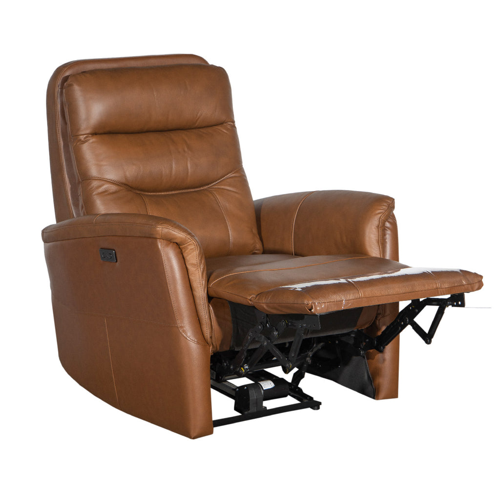 Tofino Leather Electric Recliner Arm Chair - Bovine