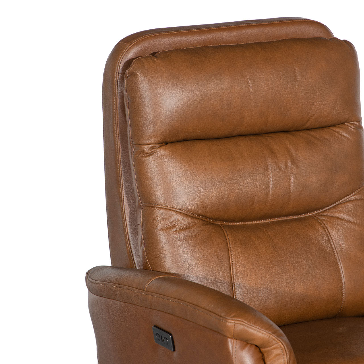 Tofino Leather Electric Recliner Arm Chair - Bovine