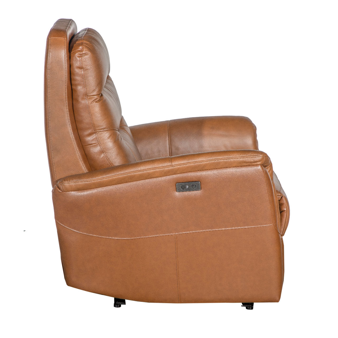 Tofino Leather Electric Recliner Arm Chair - Bovine