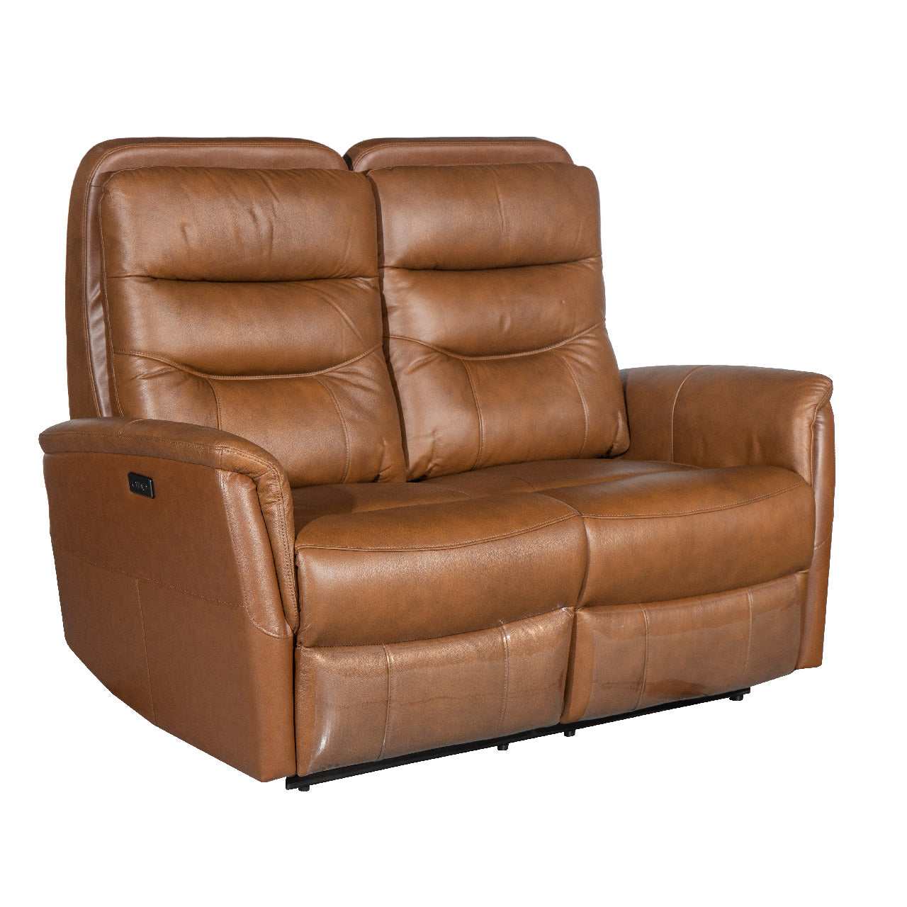 Tofino Leather Electric Recliner Loveseat - Bovine