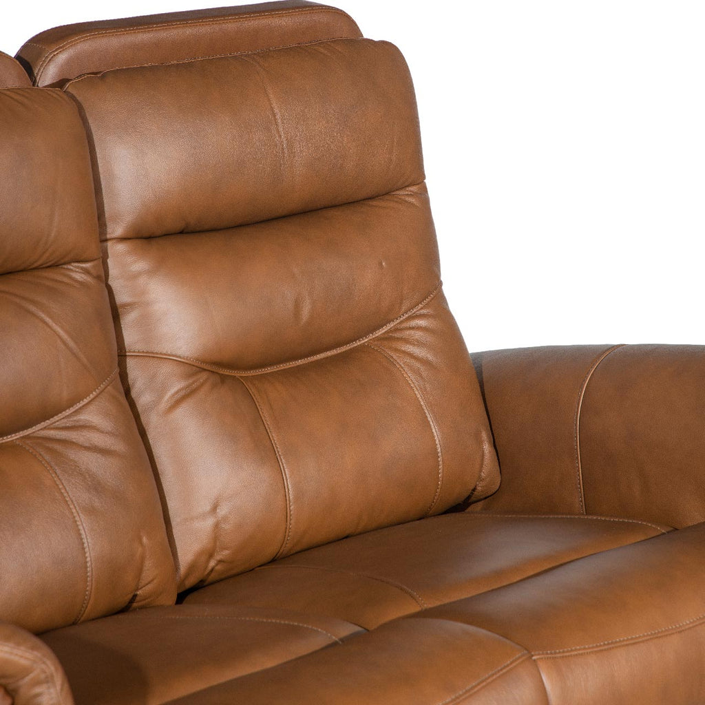 Tofino Leather Electric Recliner Loveseat - Bovine
