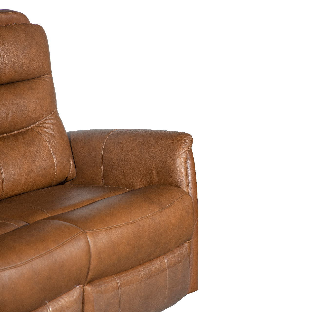Tofino Leather Electric Recliner Loveseat - Bovine