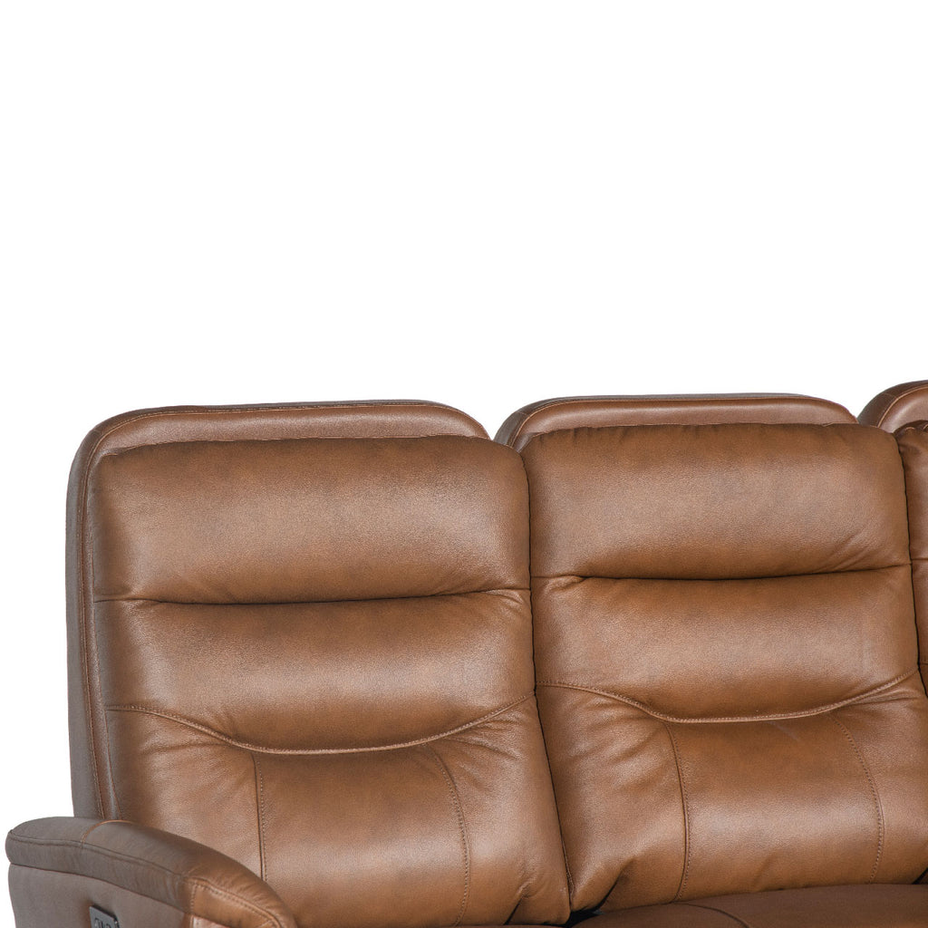 Tofino Leather Electric Recliner Sofa - Bovine