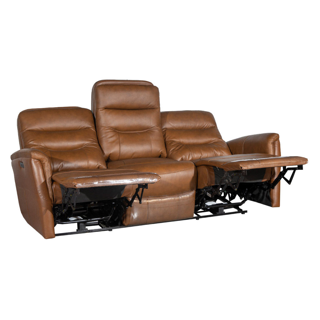 Tofino Leather Electric Recliner Sofa - Bovine