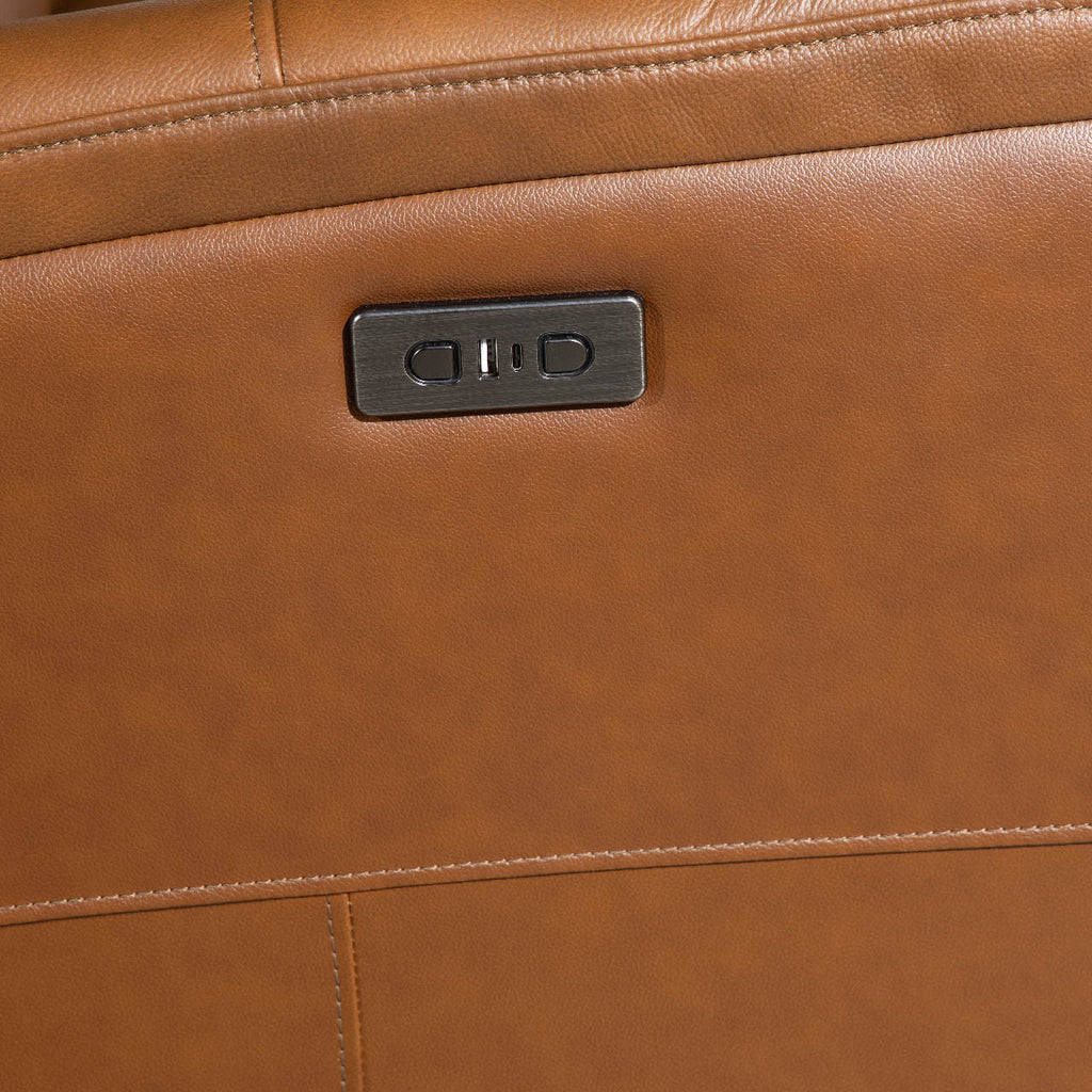 Tofino Leather Electric Recliner Sofa - Bovine