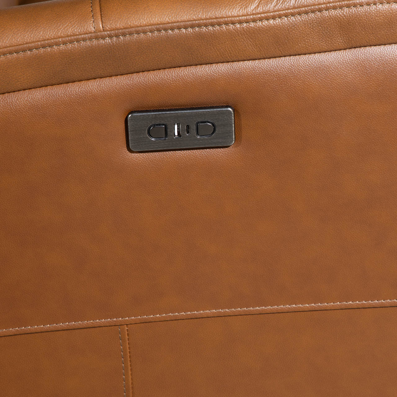 Tofino Leather Electric Recliner Sofa - Bovine
