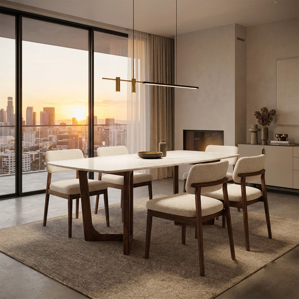 Vienna Acacia Wood Dining Table