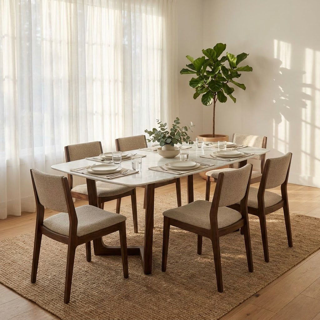 Vienna Acacia Wood Dining Table