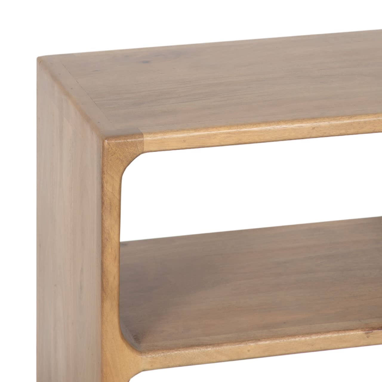 Vincent Mango Wood Side Table-Natural