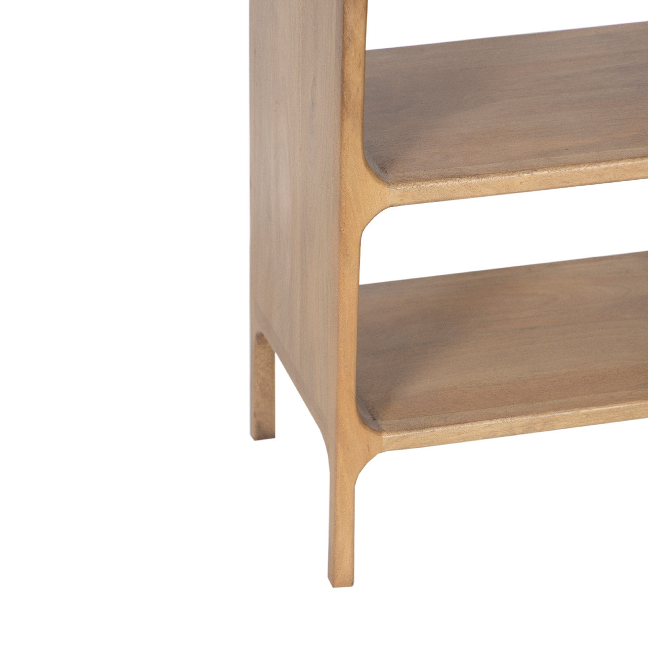 Vincent Mango Wood Side Table-Natural