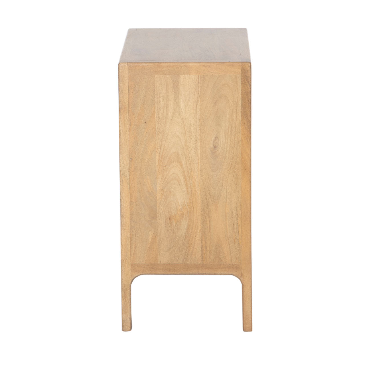 Vincent Mango Wood Side Table-Natural
