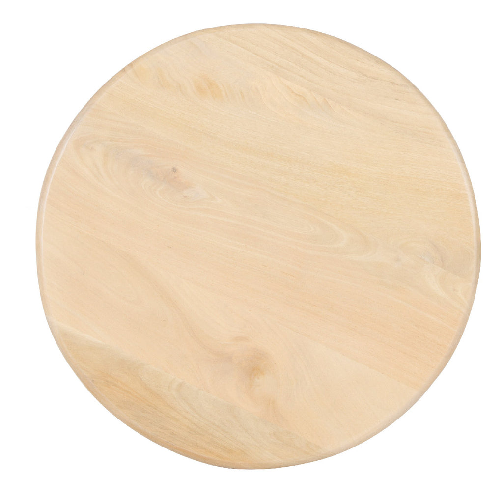 Virton Mango Wood Round Side Table
