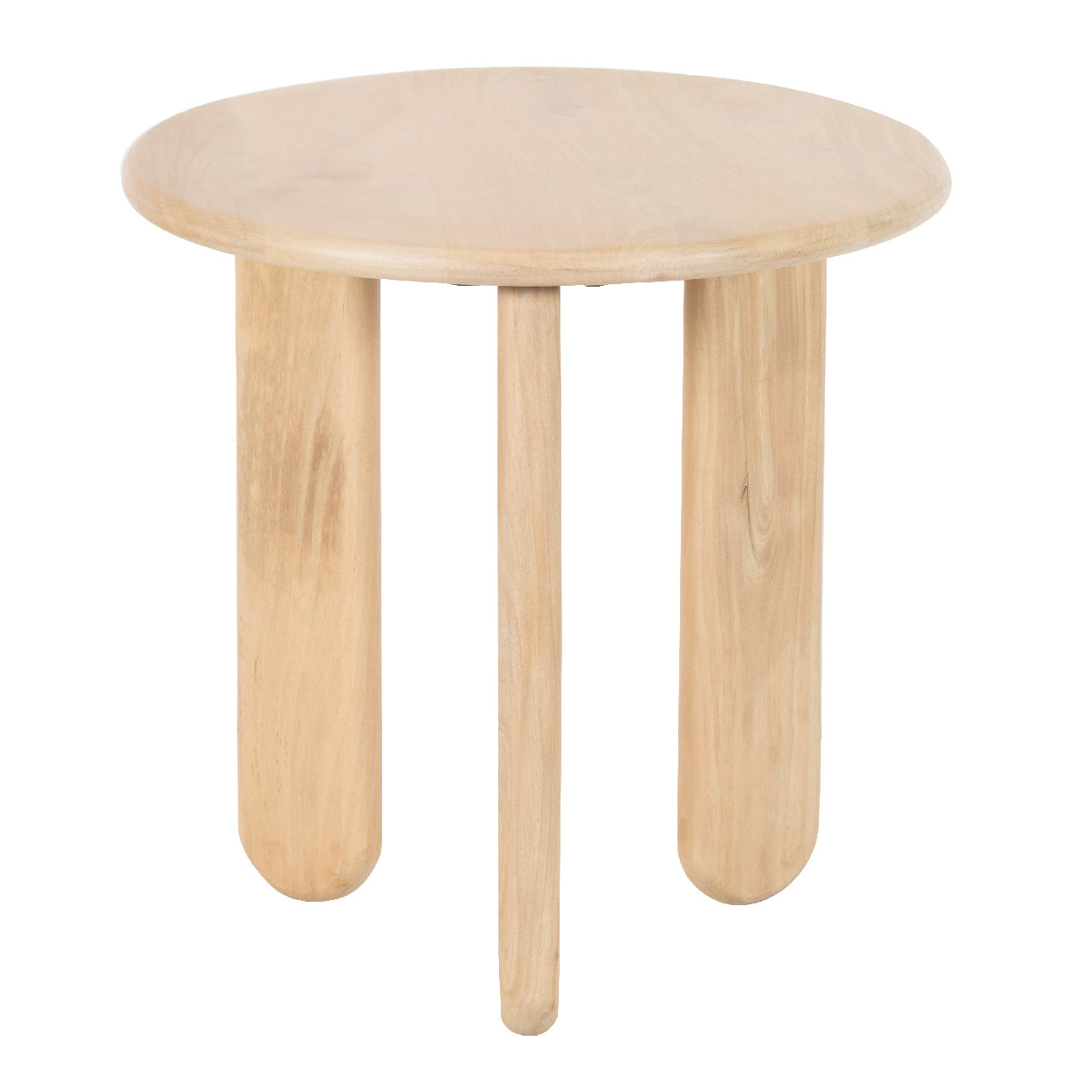 Virton Mango Wood Round Side Table