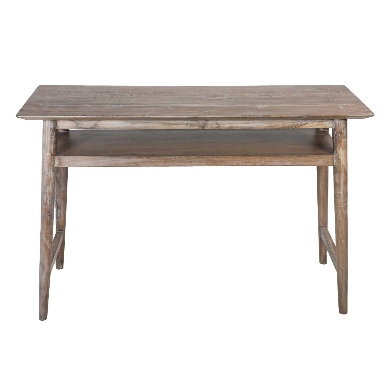 Williams Acacia Wood Console Table with Shelf