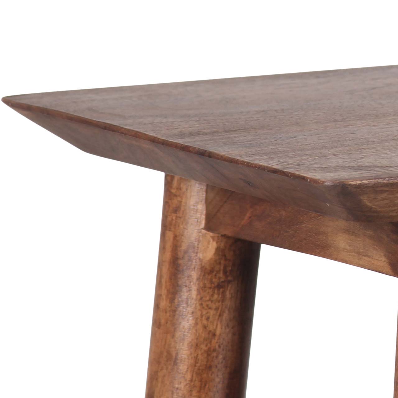 Williams Acacia Wood Console Table with Shelf
