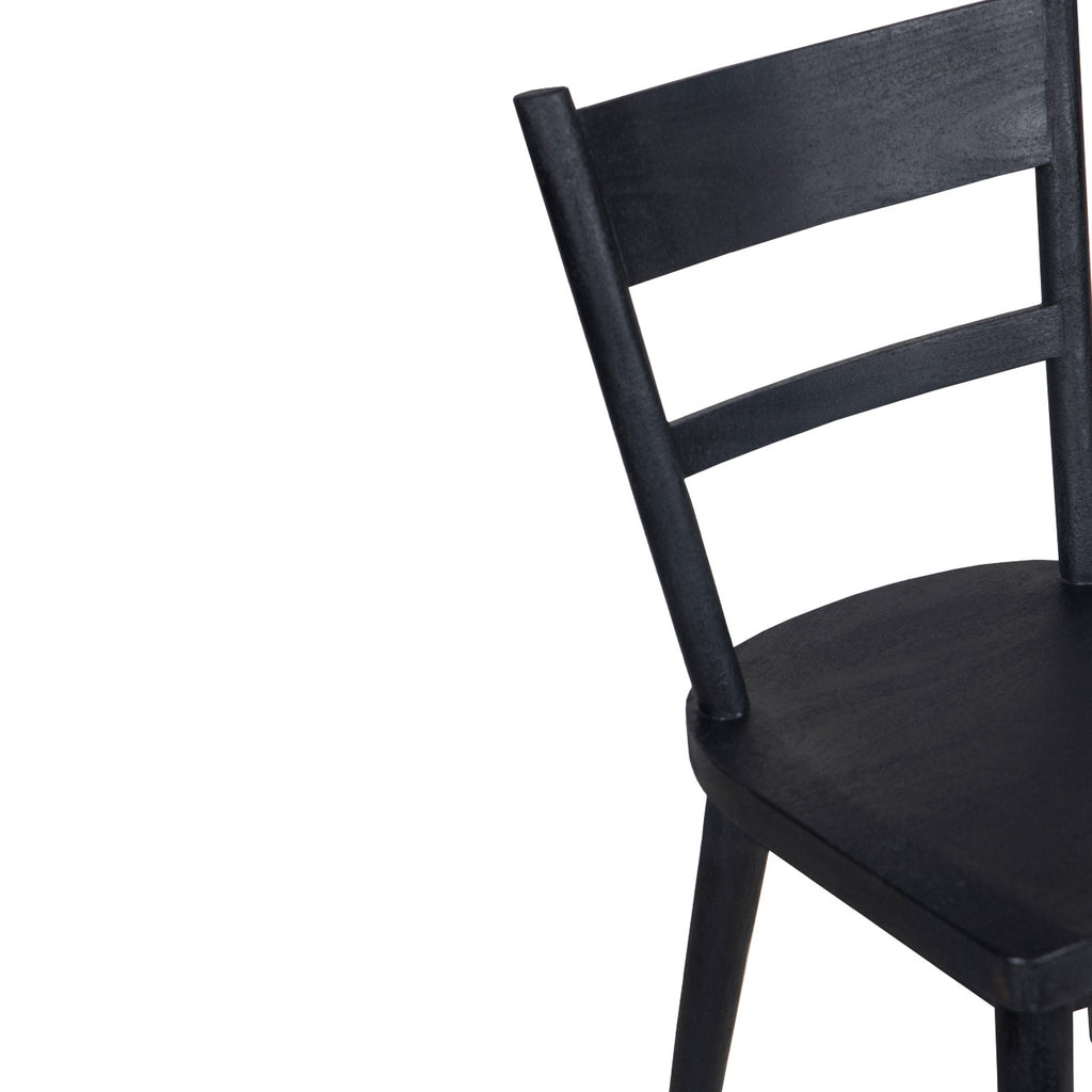 Willow Mango Wood Dining Chair - Black