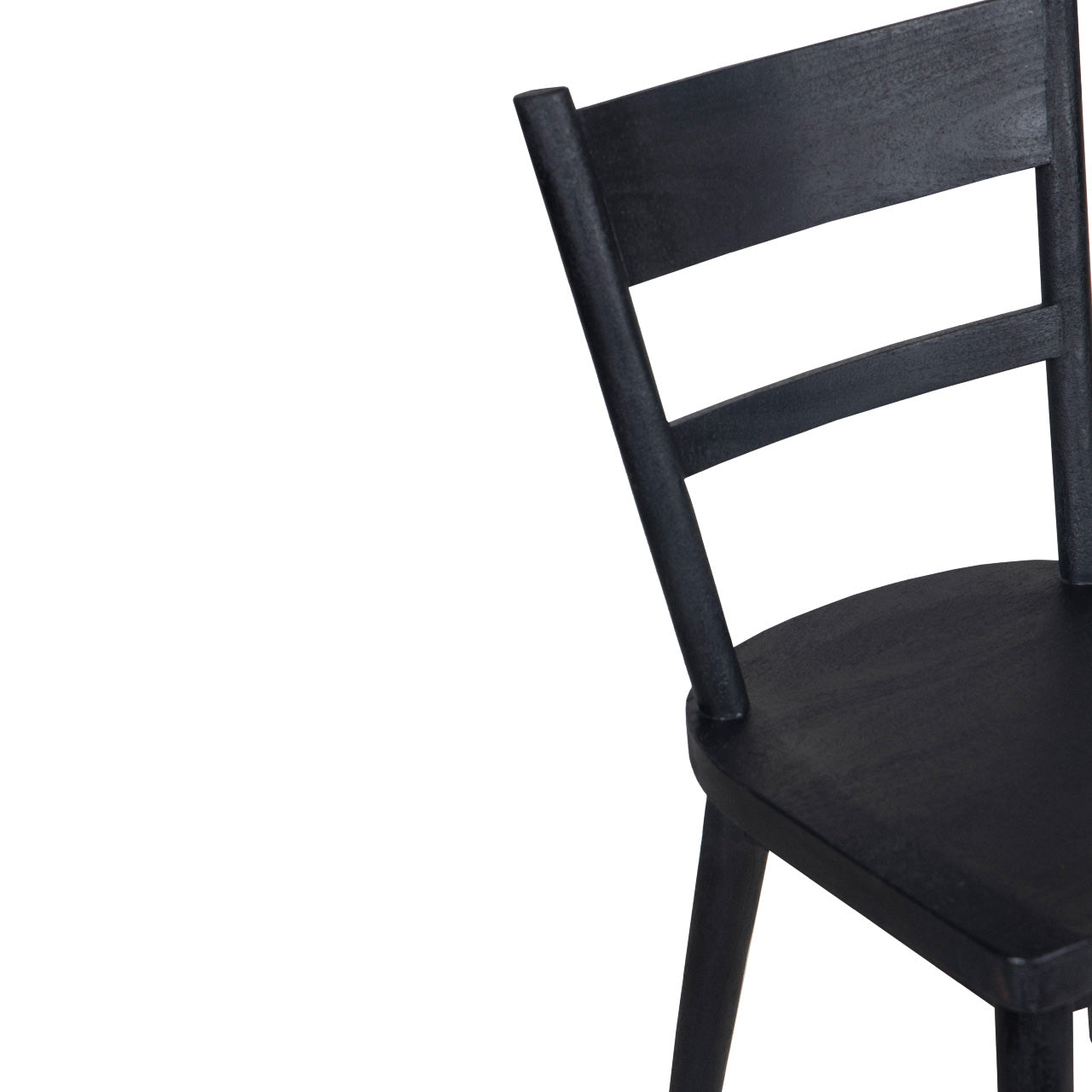 Willow Mango Wood Dining Chair - Black