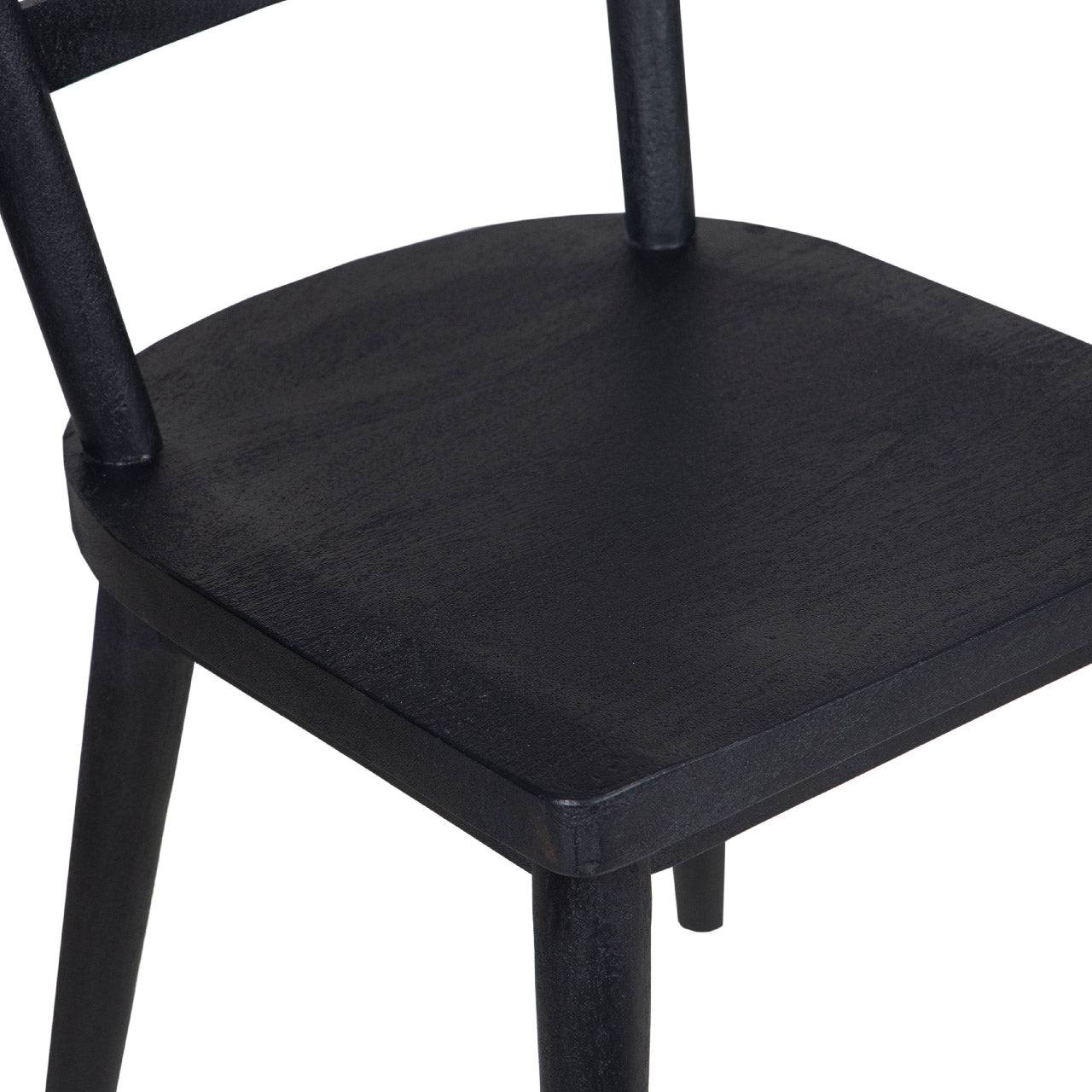 Willow Mango Wood Dining Chair - Black