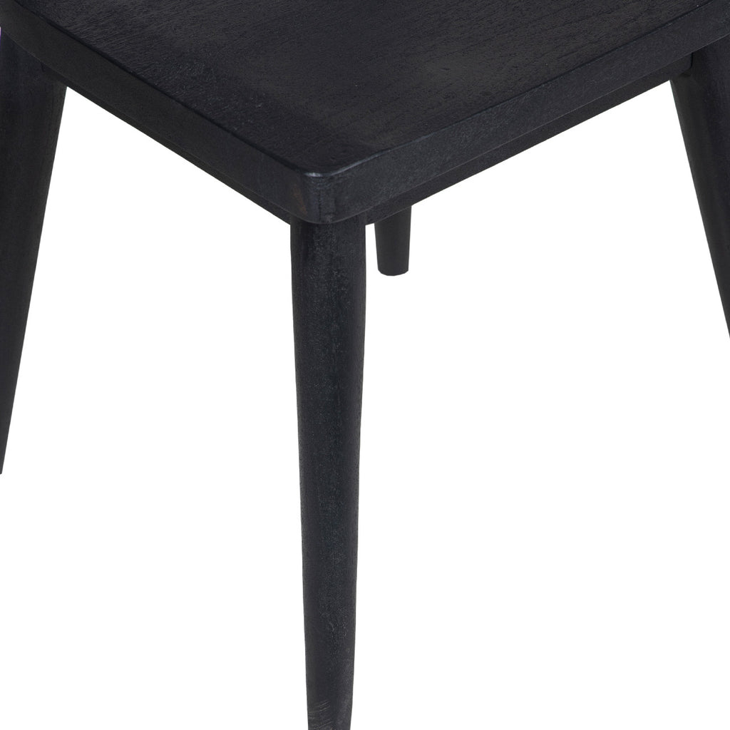 Willow Mango Wood Dining Chair - Black