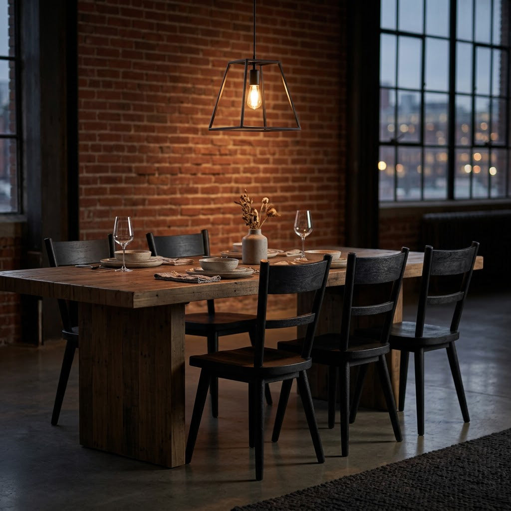Willow Mango Wood Dining Chair - Black