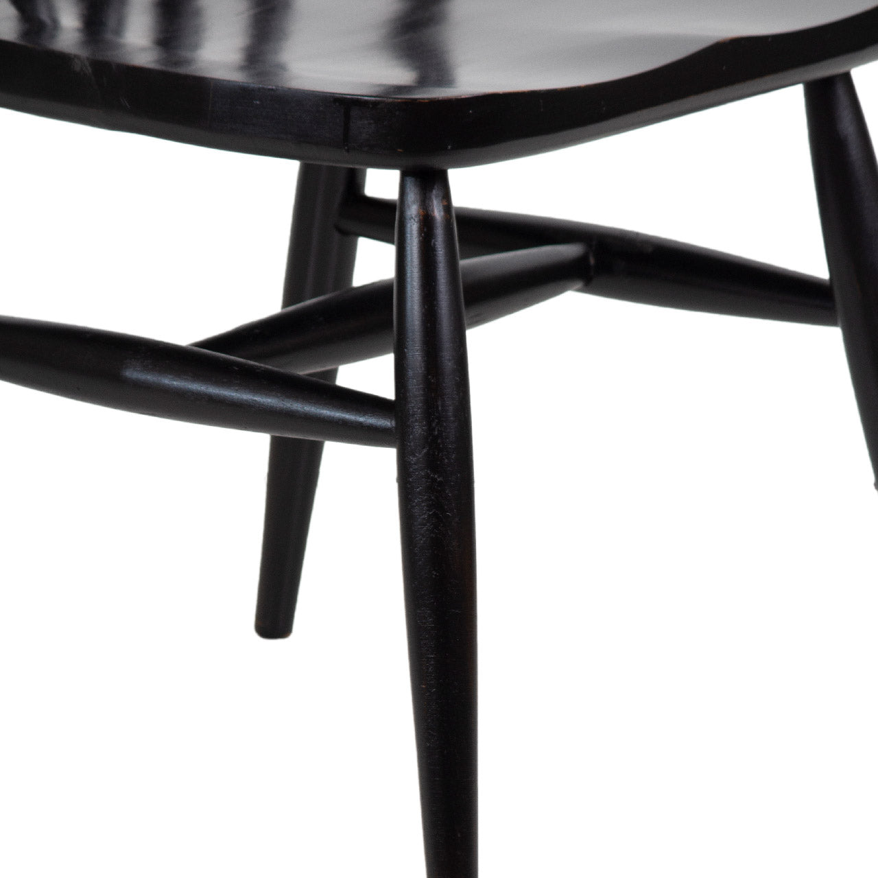 Windsor Acacia Wood Dining Chair - Black