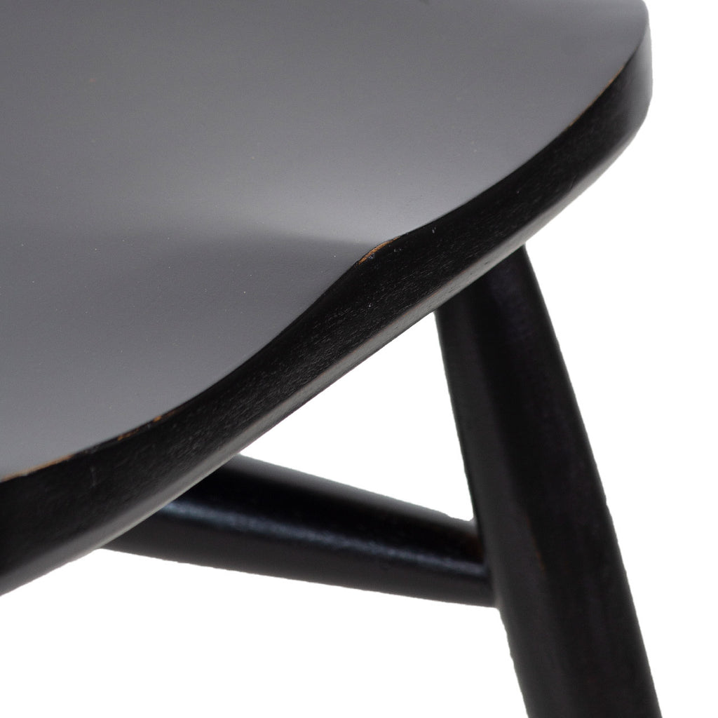Windsor Acacia Wood Dining Chair - Black