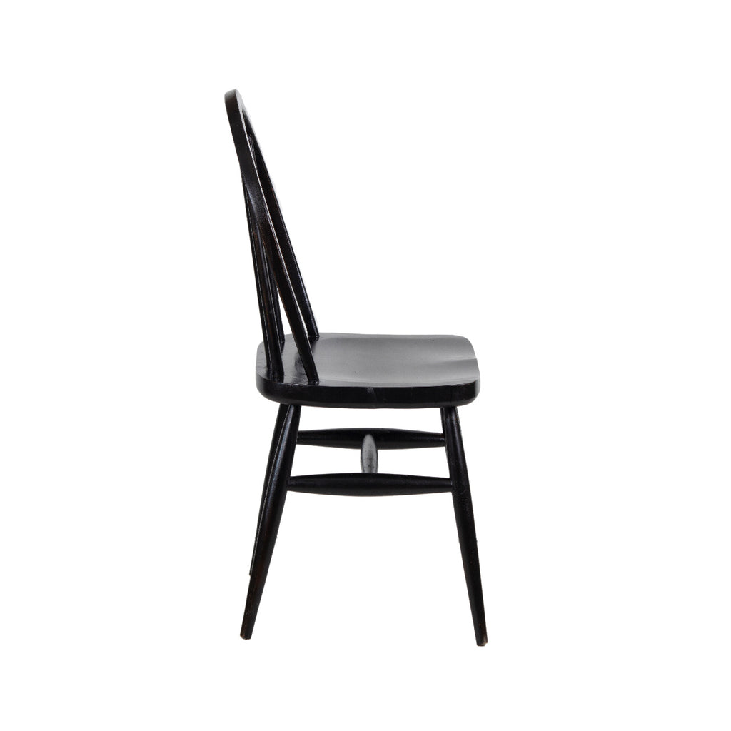 Windsor Acacia Wood Dining Chair - Black