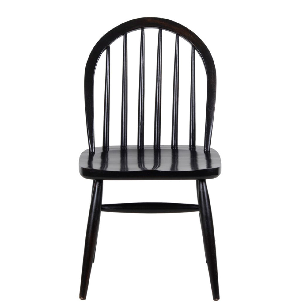 Windsor Acacia Wood Dining Chair - Black