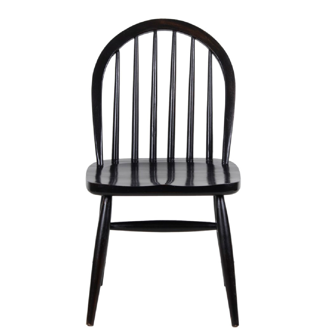 Windsor Acacia Wood Dining Chair - Black