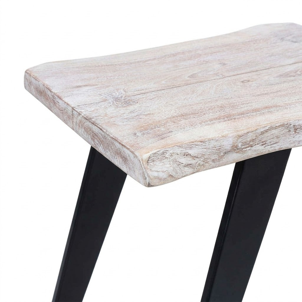 Yuki Acacia Wood Live Edge Bench